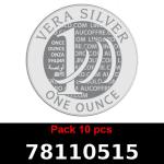 Lot 10 Vera Silver 1 once (LSP - 40MM) 