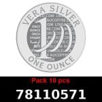 Lot 10 Vera Silver 1 once (LSP - 40MM) 