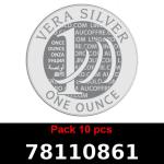 Lot 10 Vera Silver 1 once (LSP - 40MM) 
