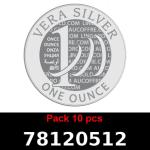 Lot 10 Vera Silver 1 once (LSP - 40MM) 