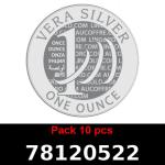 Lot 10 Vera Silver 1 once (LSP - 40MM) 