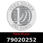 Lot 10 Vera Silver 1 once (LSP - 40MM) 