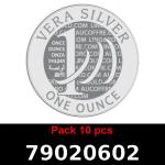 Lot 10 Vera Silver 1 once (LSP - 40MM) 
