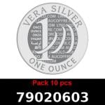 Lot 10 Vera Silver 1 once (LSP - 40MM) 