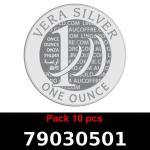 Lot 10 Vera Silver 1 once (LSP - 40MM) 