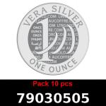 Lot 10 Vera Silver 1 once (LSP - 40MM) 