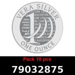 Lot 10 Vera Silver 1 once (LSP - 40MM) 