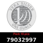 Lot 10 Vera Silver 1 once (LSP - 40MM) 