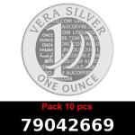 Lot 10 Vera Silver 1 once (LSP - 40MM) 