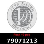 Lot 10 Vera Silver 1 once (LSP - 40MM) 