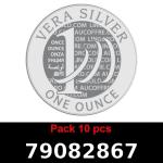 Lot 10 Vera Silver 1 once (LSP - 40MM) 
