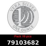 Lot 10 Vera Silver 1 once (LSP - 40MM) 