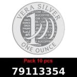 Lot 10 Vera Silver 1 once (LSP - 40MM) 