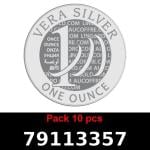 Lot 10 Vera Silver 1 once (LSP - 40MM) 