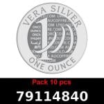 Lot 10 Vera Silver 1 once (LSP - 40MM) 