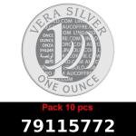 Lot 10 Vera Silver 1 once (LSP - 40MM) 