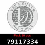 Lot 10 Vera Silver 1 once (LSP - 40MM) 