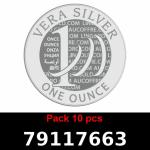 Lot 10 Vera Silver 1 once (LSP - 40MM) 