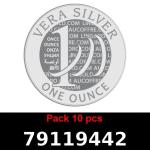 Lot 10 Vera Silver 1 once (LSP - 40MM) 
