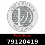 Lot 10 Vera Silver 1 once (LSP - 40MM) 