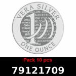 Lot 10 Vera Silver 1 once (LSP - 40MM) 