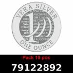 Lot 10 Vera Silver 1 once (LSP - 40MM) 