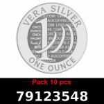 Lot 10 Vera Silver 1 once (LSP - 40MM) 