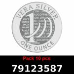 Lot 10 Vera Silver 1 once (LSP - 40MM) 
