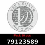 Lot 10 Vera Silver 1 once (LSP - 40MM) 