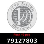 Lot 10 Vera Silver 1 once (LSP - 40MM) 