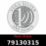 Lot 10 Vera Silver 1 once (LSP - 40MM) 