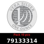 Lot 10 Vera Silver 1 once (LSP - 40MM) 