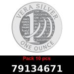Lot 10 Vera Silver 1 once (LSP - 40MM) 