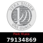 Lot 10 Vera Silver 1 once (LSP - 40MM) 