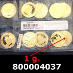 1 gramme d'or pur - Panda (LSP) 