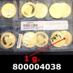 1 gramme d'or pur - Panda (LSP) 