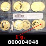 1 gramme d'or pur - Panda (LSP) 