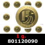 1 gramme d'or pur - Vera Valor (LSP) 