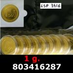 1 gramme d'or pur - Vera Valor (LSP) 