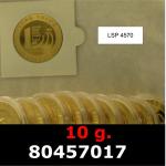 10 grammes d'or pur - Vera Valor (LSP) 
