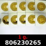 1 gramme d'or pur - Vera Valor (LSP - Cours Légal) 