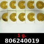 1 gramme d'or pur - Vera Valor (LSP - Cours Légal) 