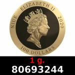 1 gramme d'or pur - Vera Valor (LSP - Cours Légal) 