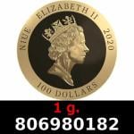 1 gramme d'or pur - Vera Valor (LSP - Cours Légal) 