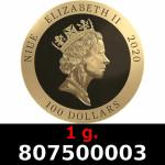 1 gramme d'or pur - Vera Valor (LSP - Cours Légal) 