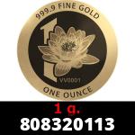 1 gramme d'or pur - Vera Valor (LSP - Cours Légal) 