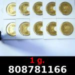 1 gramme d'or pur - Vera Valor (LSP - Cours Légal) 