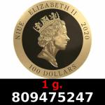 1 gramme d'or pur - Vera Valor (LSP - Cours Légal) 