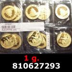 1 gramme d'or pur - Panda (LSP) 