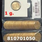 1 gramme d'or pur - Demi-Napoléon (LSP) 10 Francs